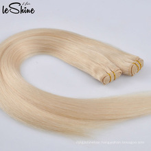 Hot Selling Double Drawn Cheap Price Remy Hair Color 613 Blonde Hair Weave